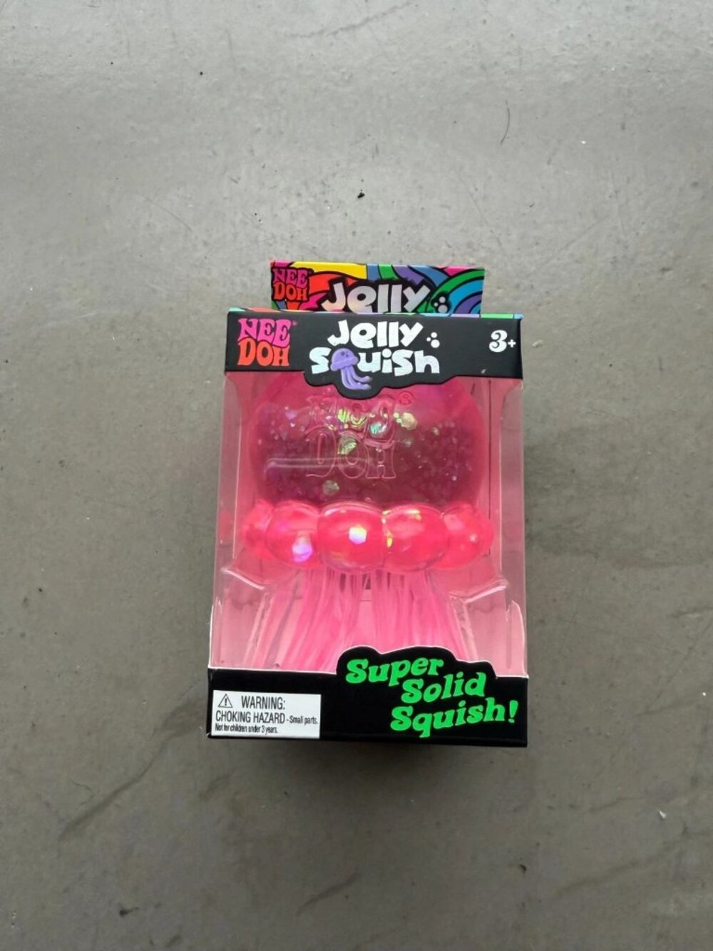 Schylling NeeDoh Jelly Squish Pink